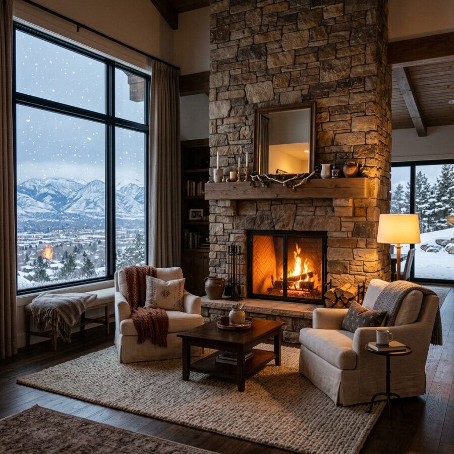 How a Fireplace Impacts the Value of Your Utah Home
